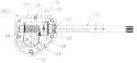 Page C Diagram and Parts List for 316E733E701 1996 Yard Man Snow Blower